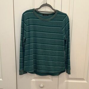 Vineyard Vines Teal Striped Long Sleeve Shirt